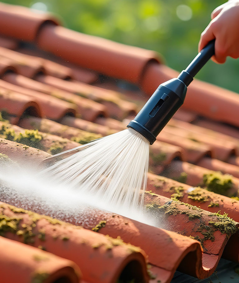 Nettoyage et demoussage de toiture à Le Raincy (93340) en Seine-Saint-Denis (93)